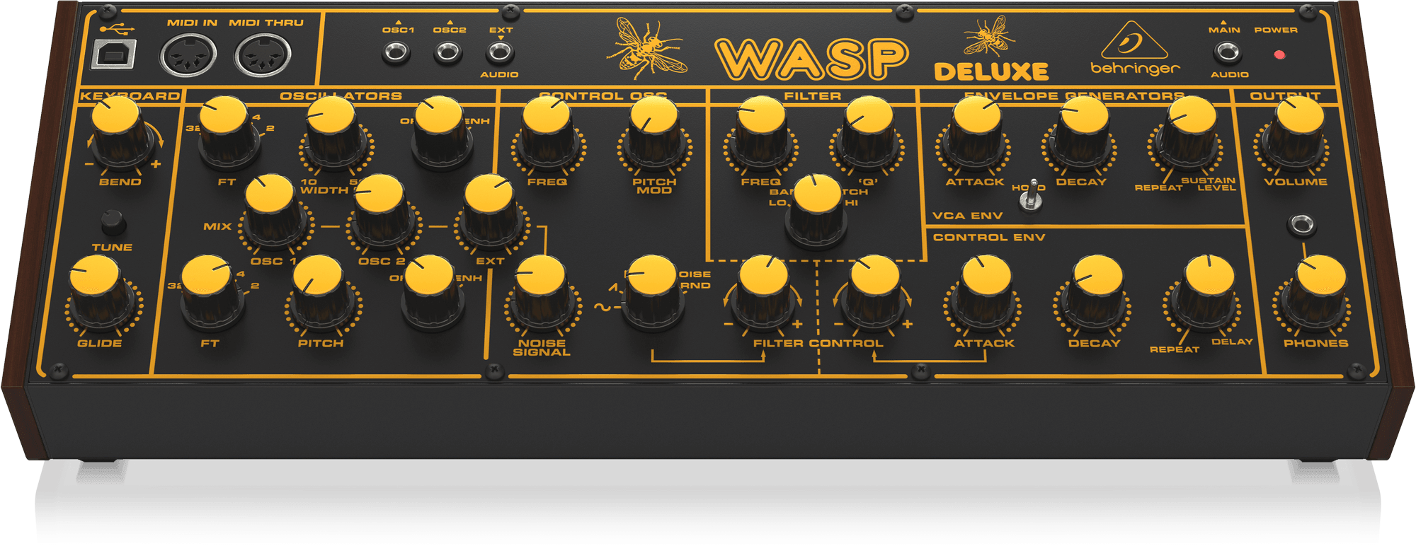 Behringer Wasp Deluxe Desktop Analog Synthesizer | BEHRINGER , Zoso Music