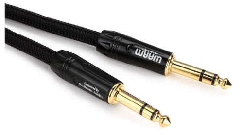 WARM AUDIO PREMIER GOLD TRS TO TRS CABLE - 6-FOOT |  WARM AUDIO |  CABLES |  Zoso Music