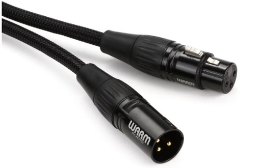 WARM AUDIO PREMIER GOLD XLR FEMALE TO XLR MALE MICROPHONE CABLE - 15-FOOT |  WARM AUDIO |  CABLES |  Zoso Music
