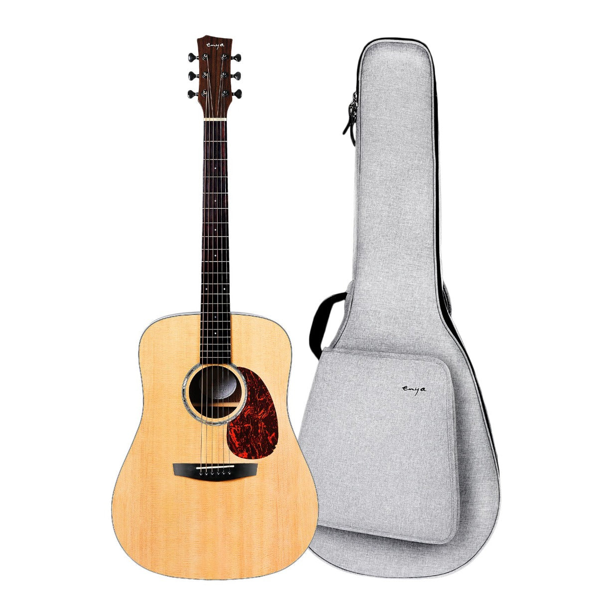 Enya ED-Q1 41" Acoustic Guitar Dreadnought Body With Bag And Accessories | ENYA , Zoso Music