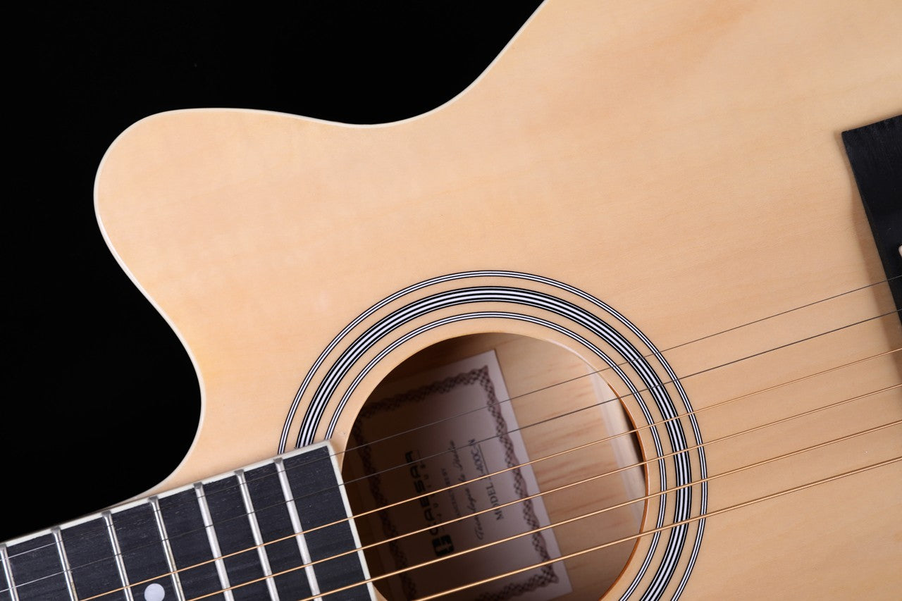 Caesar 40" Acoustic Guitar Cutaway Gloss Finish | CAESAR , Zoso Music