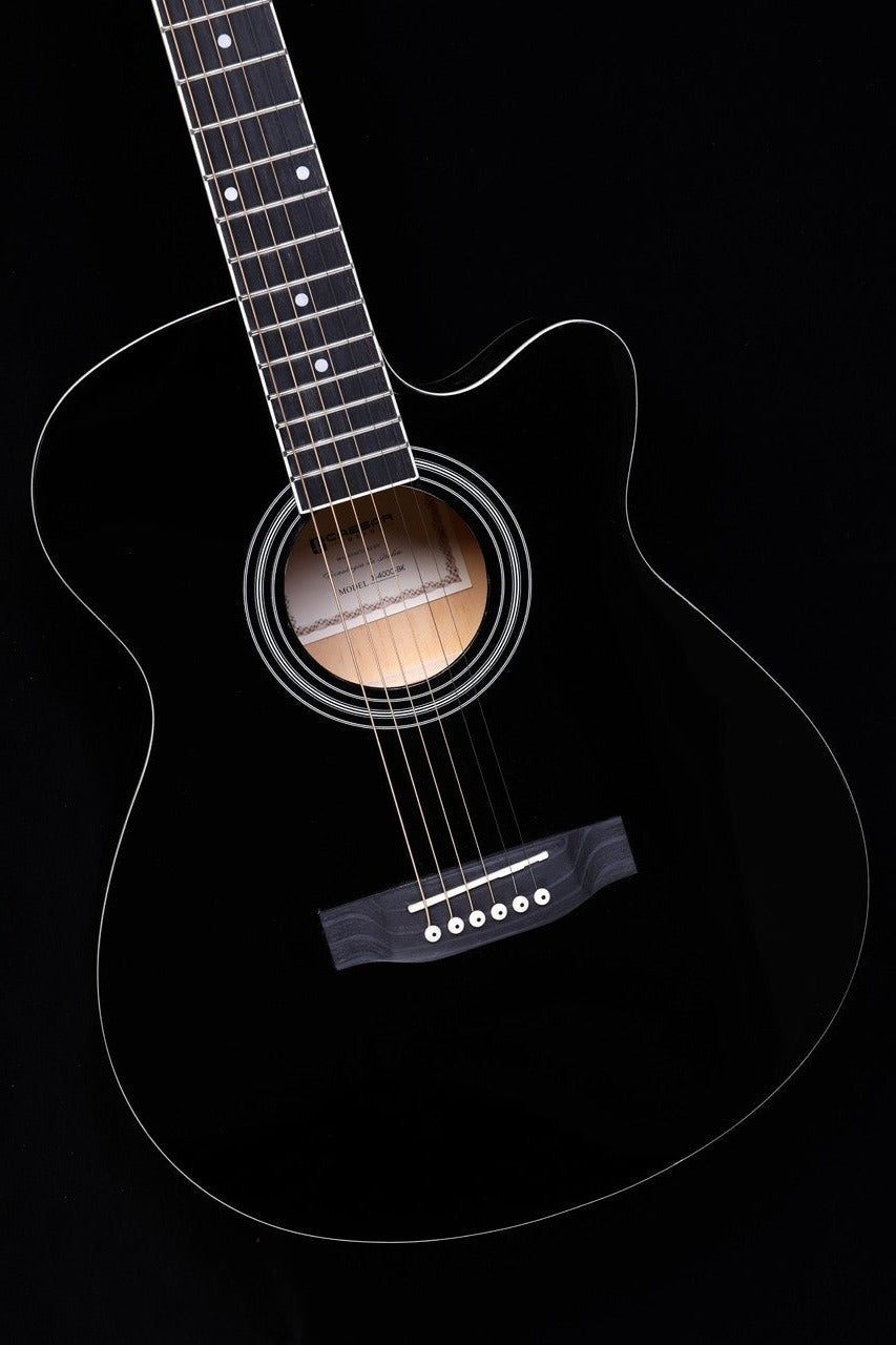 Caesar 40" Acoustic Guitar Cutaway Gloss Finish | CAESAR , Zoso Music