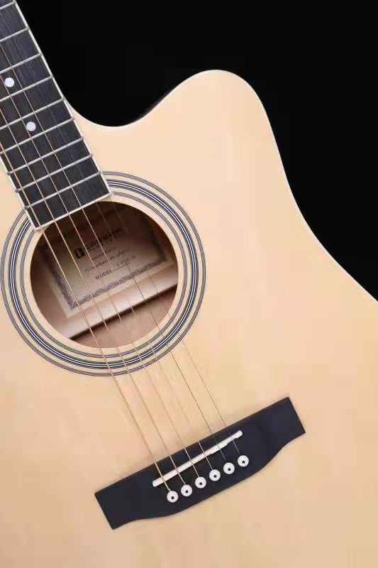 CAESAR X-4102C/N 41IN CUTAWAY ACOUSTIC GUITAR GLOSSY FINISH NATURAL | CAESAR , Zoso Music