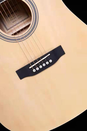 CAESAR X-4102C/N 41IN CUTAWAY ACOUSTIC GUITAR GLOSSY FINISH NATURAL | CAESAR , Zoso Music