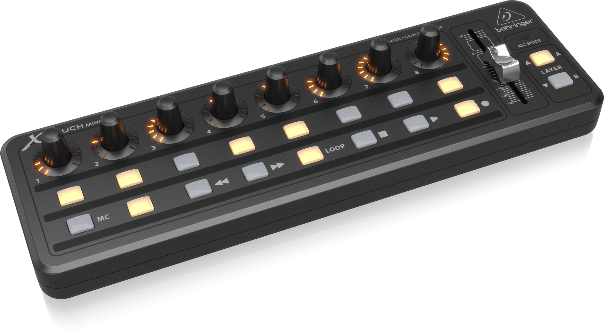 Behringer X-Touch Mini Compact USB Control Surface (XTouch / X Touch) | BEHRINGER , Zoso Music