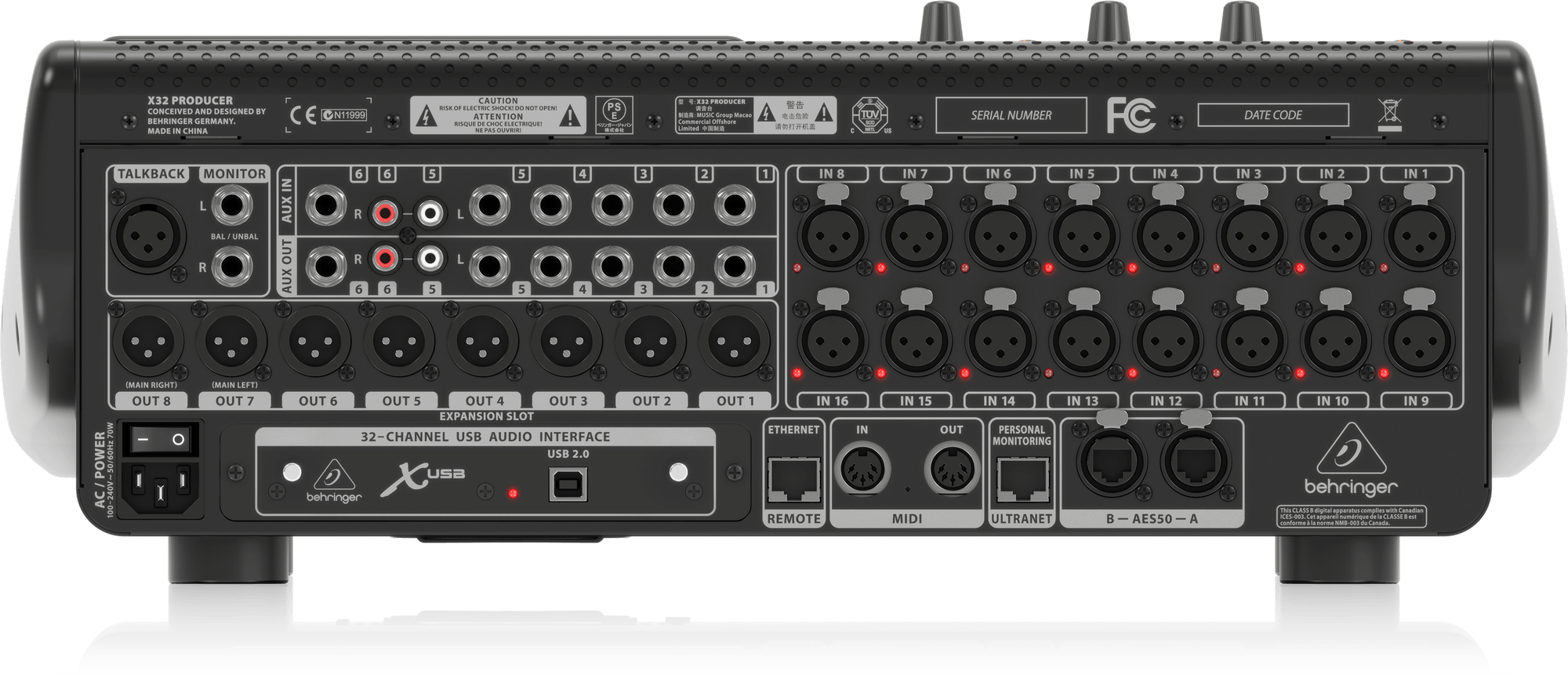 Behringer X32 Producer Digital Mixer (X-32) | BEHRINGER , Zoso Music