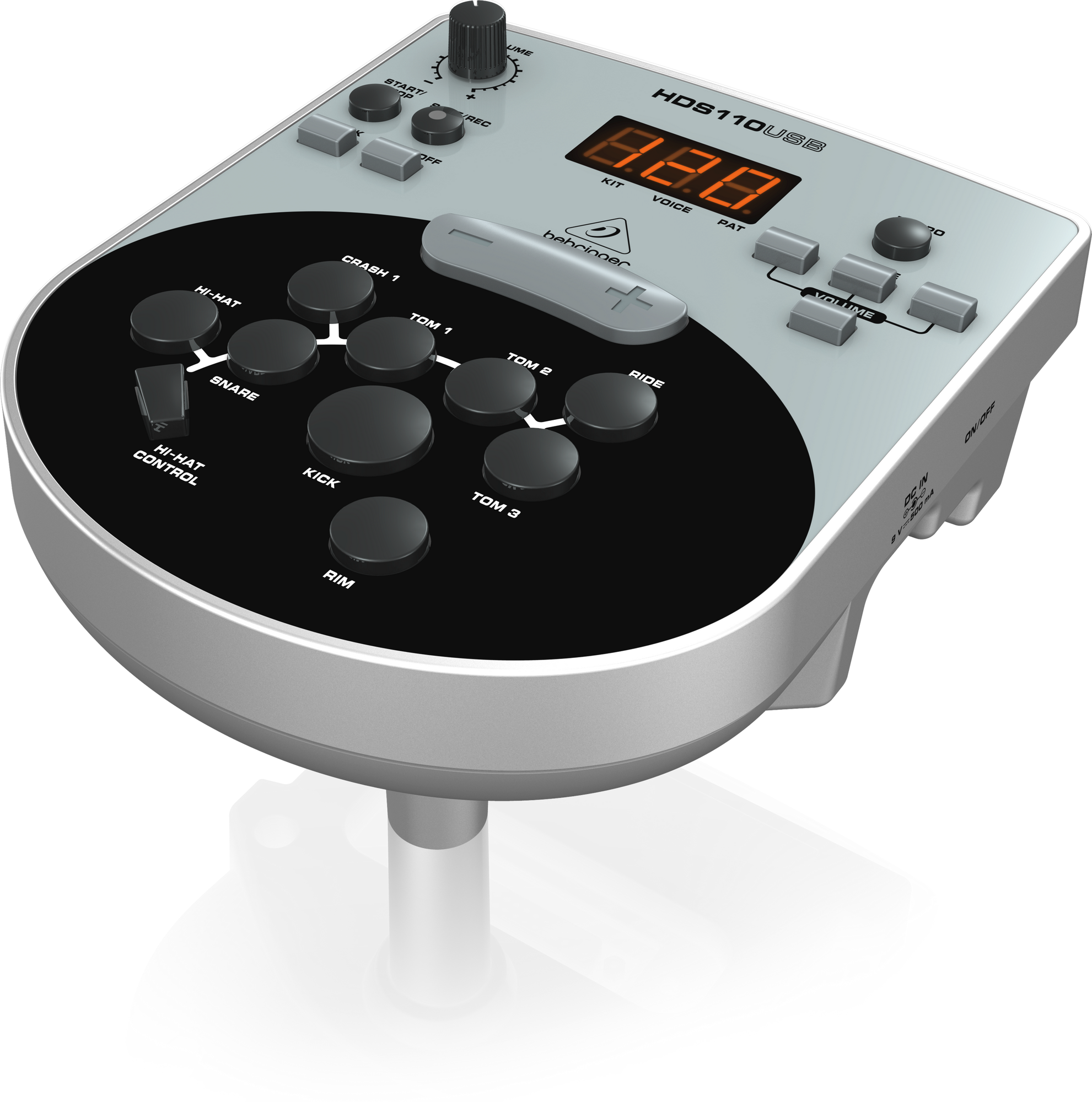 Behringer XD-8USB 5-piece Electronic Drum Set (XD8USB) | BEHRINGER , Zoso Music