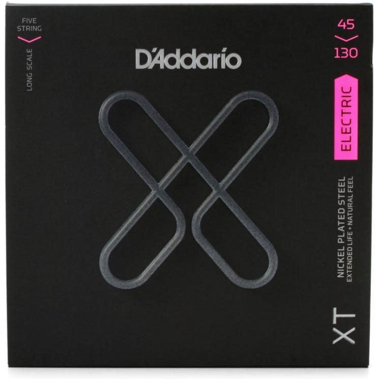 DADDARIO SET 5 STRING BASS GUITAR STRING XT NKL 45-130 LONG XTB45130 | D'ADDARIO , Zoso Music