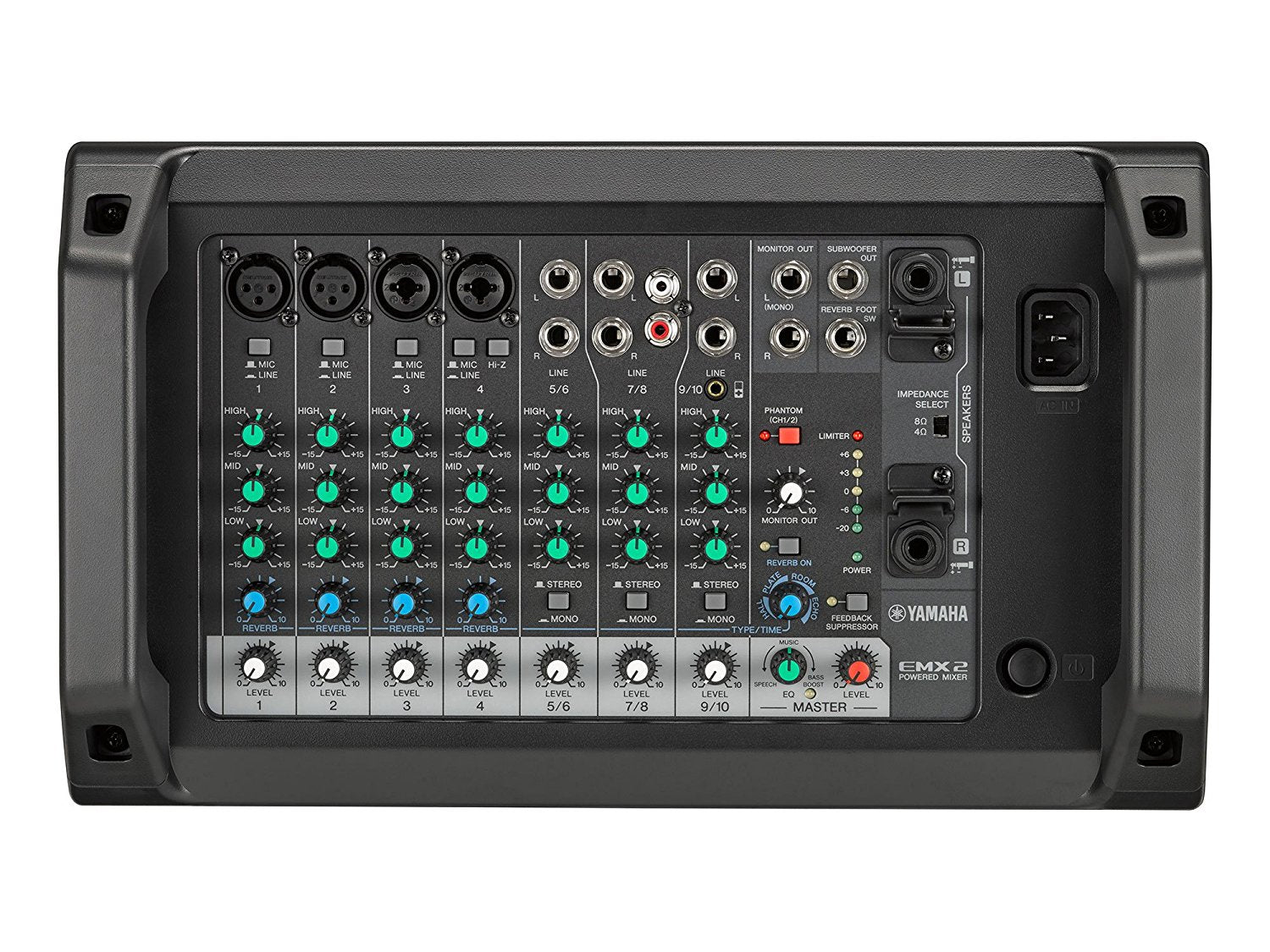 YAMAHA EMX2 10-INPUT STEREO POWERED MIXER WITH DSP EFFECTS, YAMAHA, MIXER, yamaha-emx2-10-input-stereo-powered-mixer-with-dsp-effects, ZOSO MUSIC SDN BHD