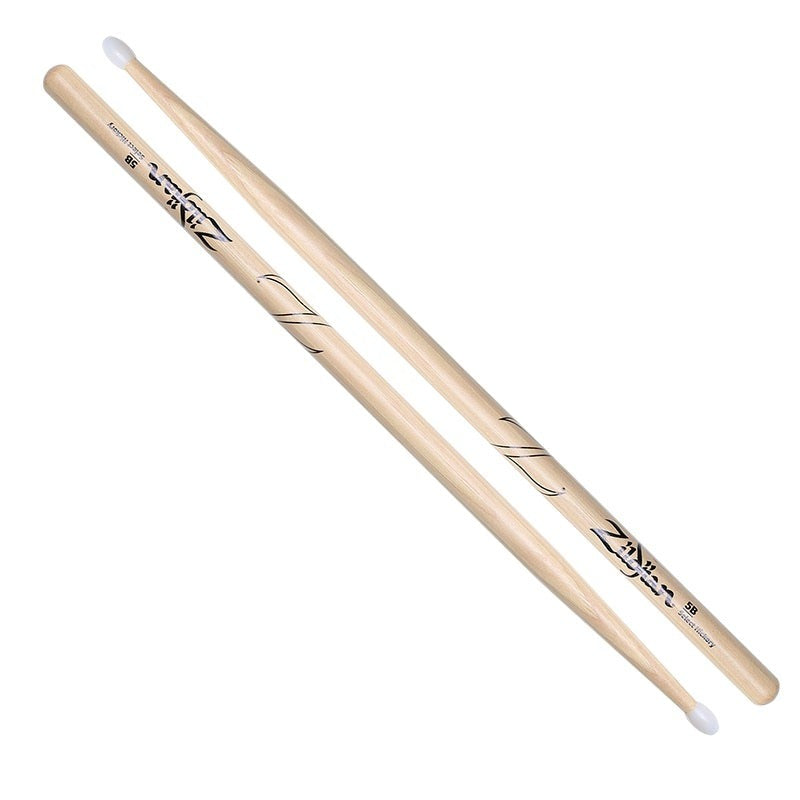 Zildjian Hickory Drumsticks Z5B Nylon Tip, Natural |  ZILDJIAN |  DRUMSTICK |  Zoso Music