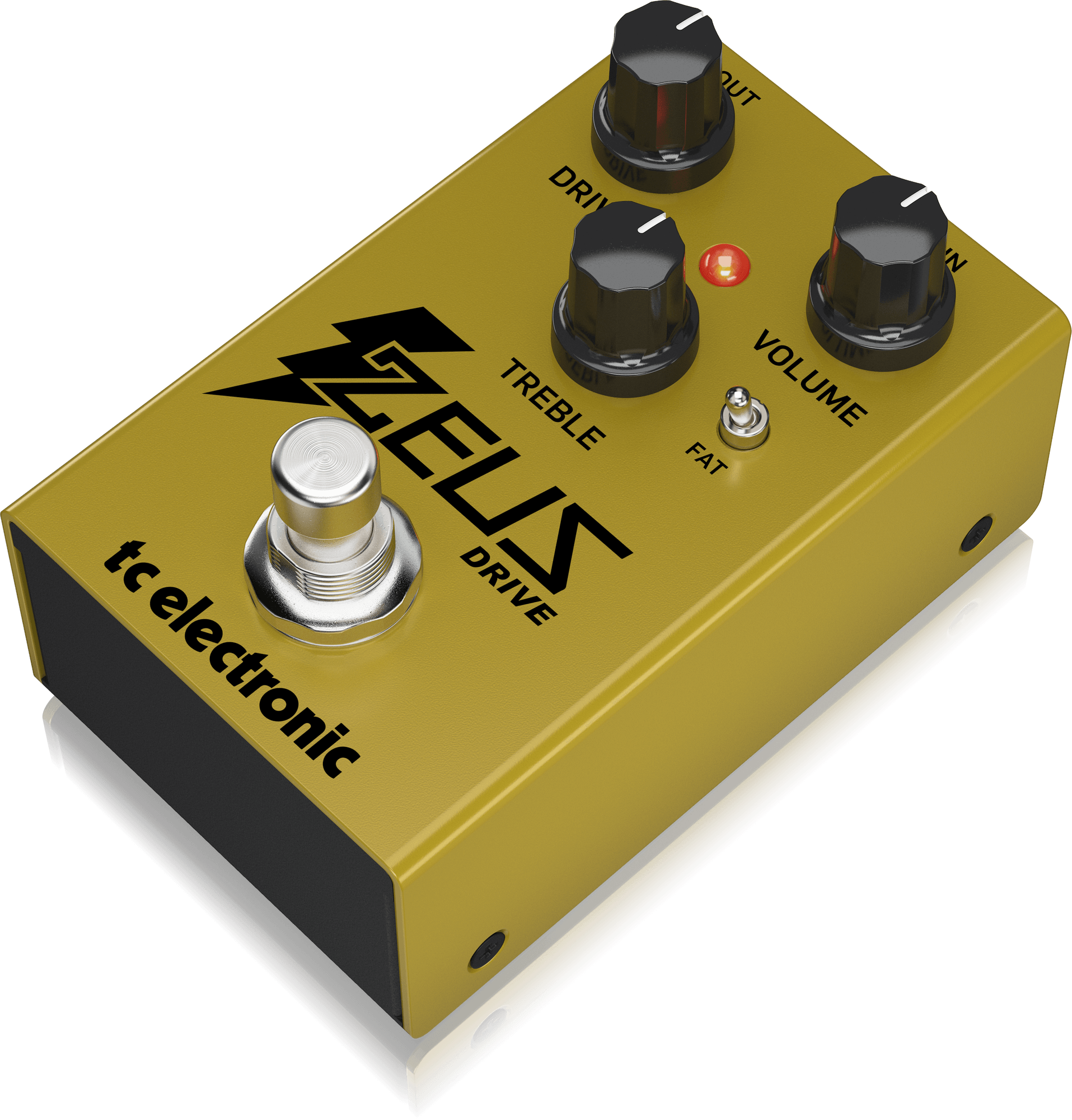 TC Electronic Zeus Drive Overdrive Legendary Dynamic Overdrive Boost Pedal With Fat Mod Switch And Optional Buffered Bypass, TC ELECTRONIC, EFFECTS, tc-electronic-effects-tc-zeus-drive-overdrive, ZOSO MUSIC SDN BHD