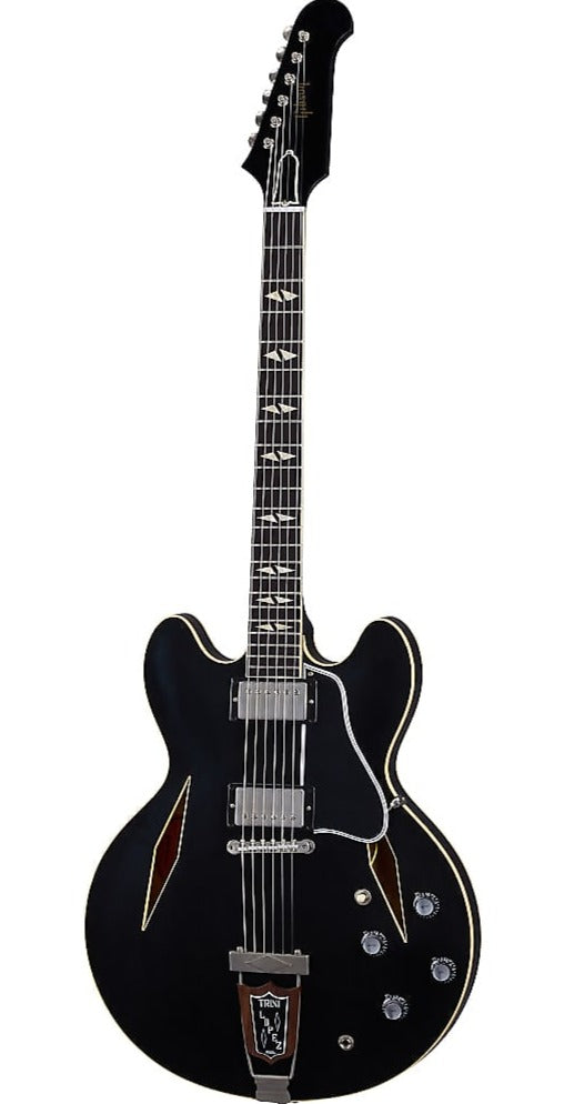 Gibson 1964 Trini Lopez Standard Reissue Ultra Light Aged Electric Guitar, Ebony (64ESTLULEBNH1)