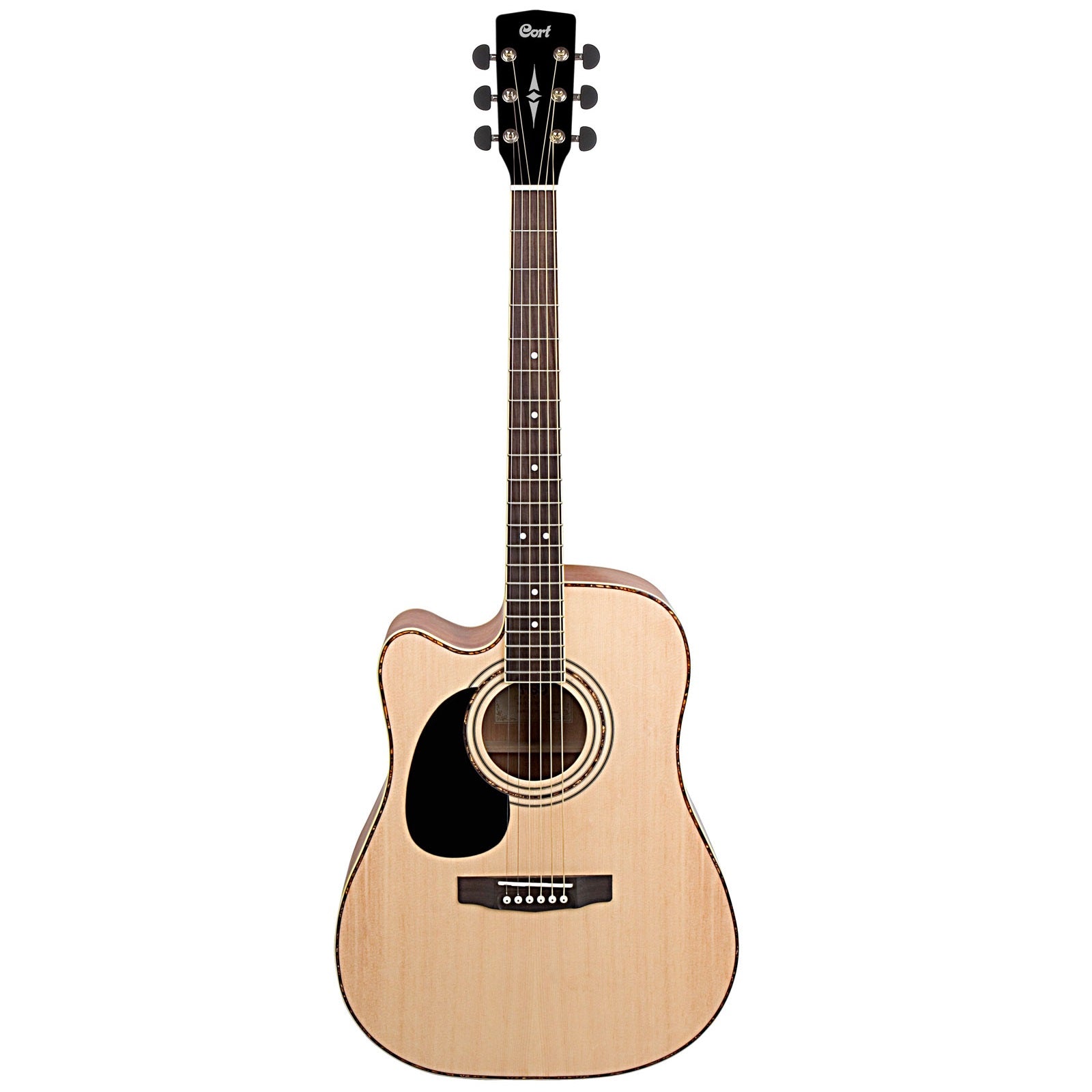 Cort AD-880Ce Left Handed Acoustic Guitar Natural | CORT , Zoso Music