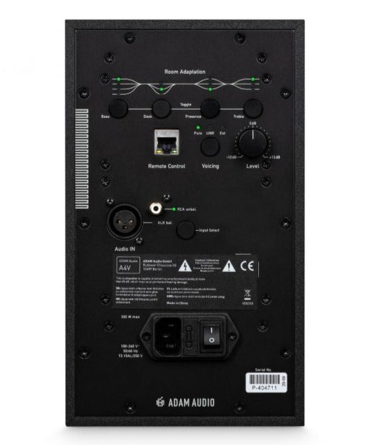 ADAM Audio A4V 4-inch Powered Studio Monitor, Pair