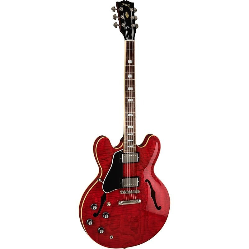 Gibson ES-335 Figured (Left-handed)  Electric Guitar, 60s Cherry