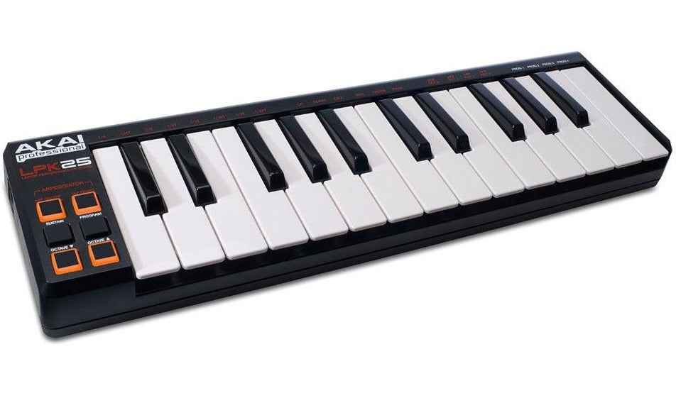 AKAI PROFESSIONAL LPK25 25-KEY USB KEYBAORD CONTROLLER | AKAI PROFESSIONAL , Zoso Music