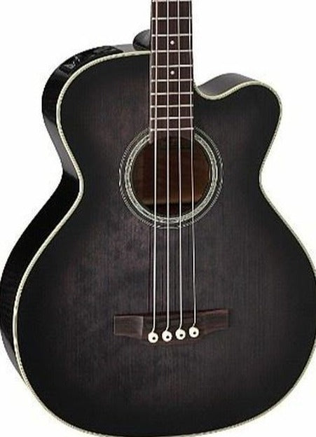 TAKAMINE PB5 SBL PRO SERIES BASS JUMBO CUTAWAY ACOUSTIC-ELECTRIC GUITAR, CT4-DX PREAMP & HARD CASE (MADE IN JAPAN)