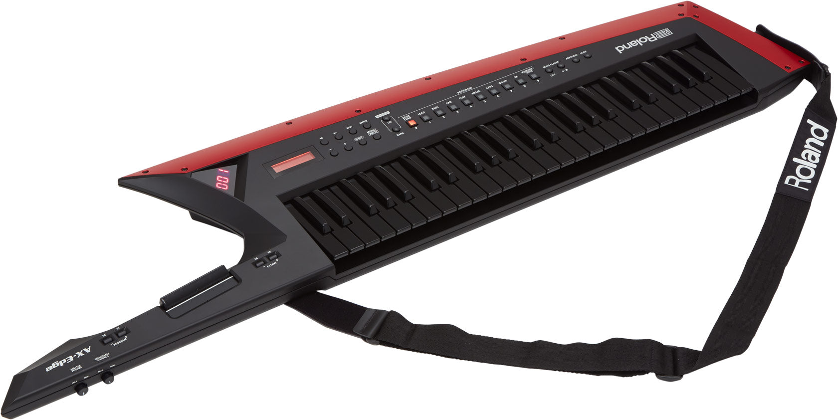Roland AX-Edge 49-Key Keytar Synthesizer with FREE Shipping - Black (AXEdge AX Edge), ROLAND, SYNTHESIZER, roland-synthesizer-axedge-b, ZOSO MUSIC SDN BHD