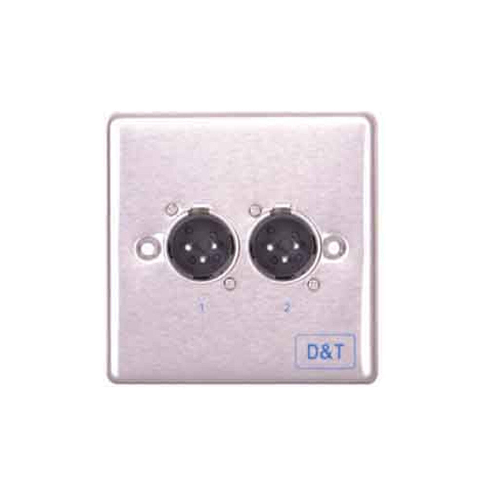 DISPLAY CLEARANCE - WALL SOCKET W/2X3 PIN XLR SOCKET MT-337 | ZOSO MUSIC , Zoso Music