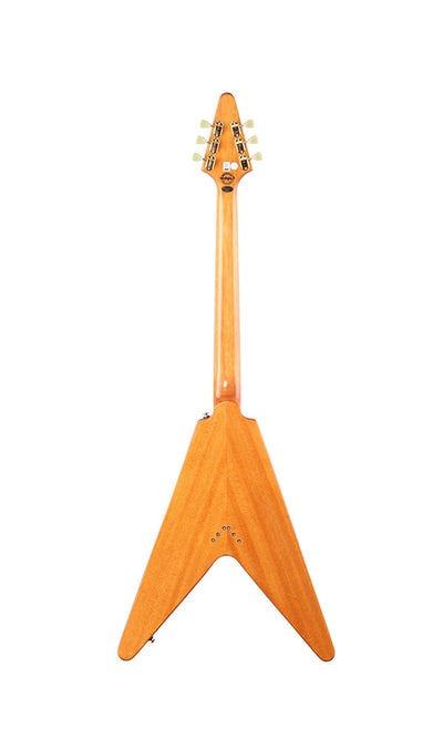 Epiphone IGCKFVWANAGH1L Korina Flying V (Incl. Hard Case; Left-handed) Aged Natural