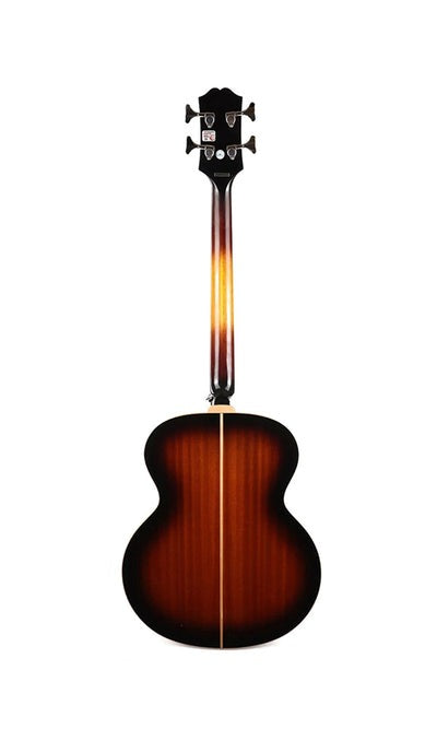 Epiphone EIABSJAVSNH1 El Capitan J-200 Studio Acoustic-Electric Bass Guitar - Aged Vintage Sunburst
