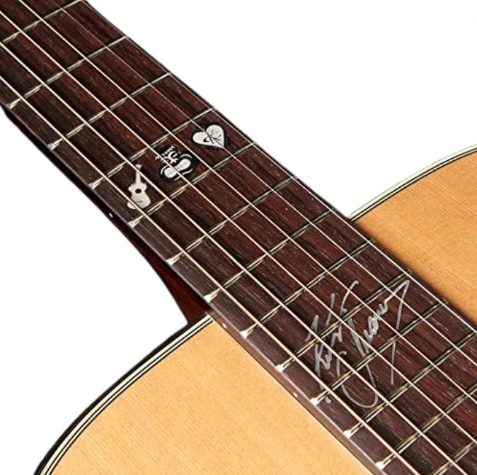 TAKAMINE KENNY CHESNEY KC70 OM BODY ACOUSTIC-ELECTRIC SOLID CEDAR TOP WITH CT4B II PREAMP & HARD CASE (MADE IN JAPAN)
