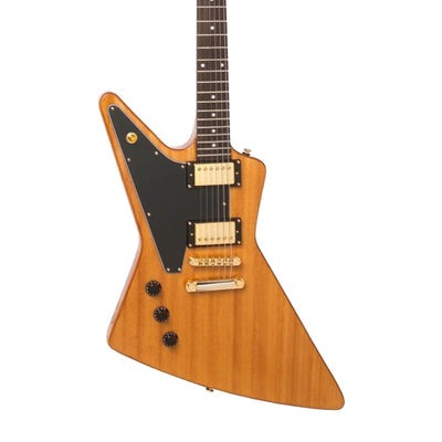 Epiphone IGCKEXWANAGH1L Korina Explorer (Incl. Hard Case; Left-handed) Aged Natural