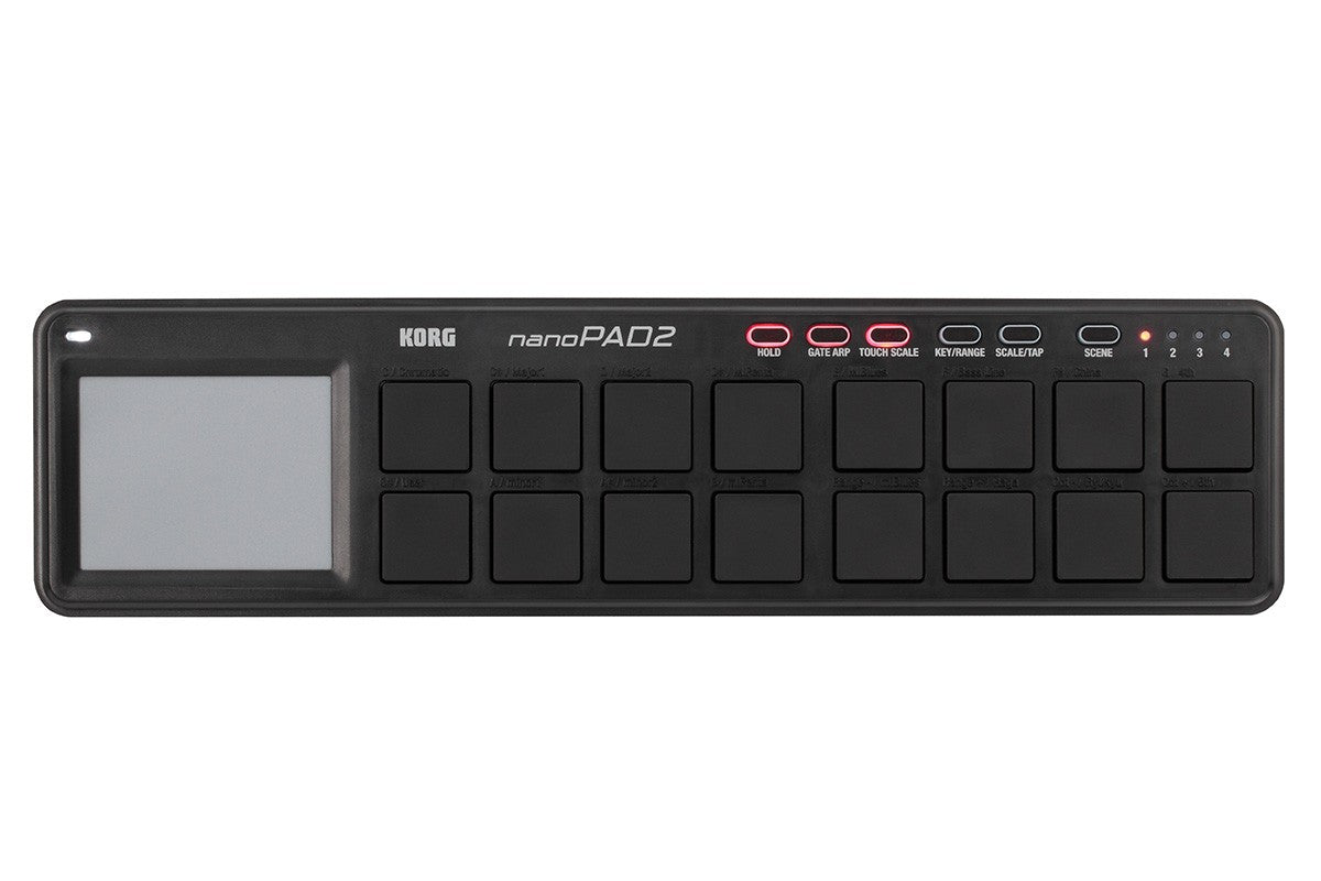 KORG NANOPAD2, BLACK, KORG, MIDI CONTROLLER, korg-nanopad-2-mini-pad-midi-controller, ZOSO MUSIC SDN BHD