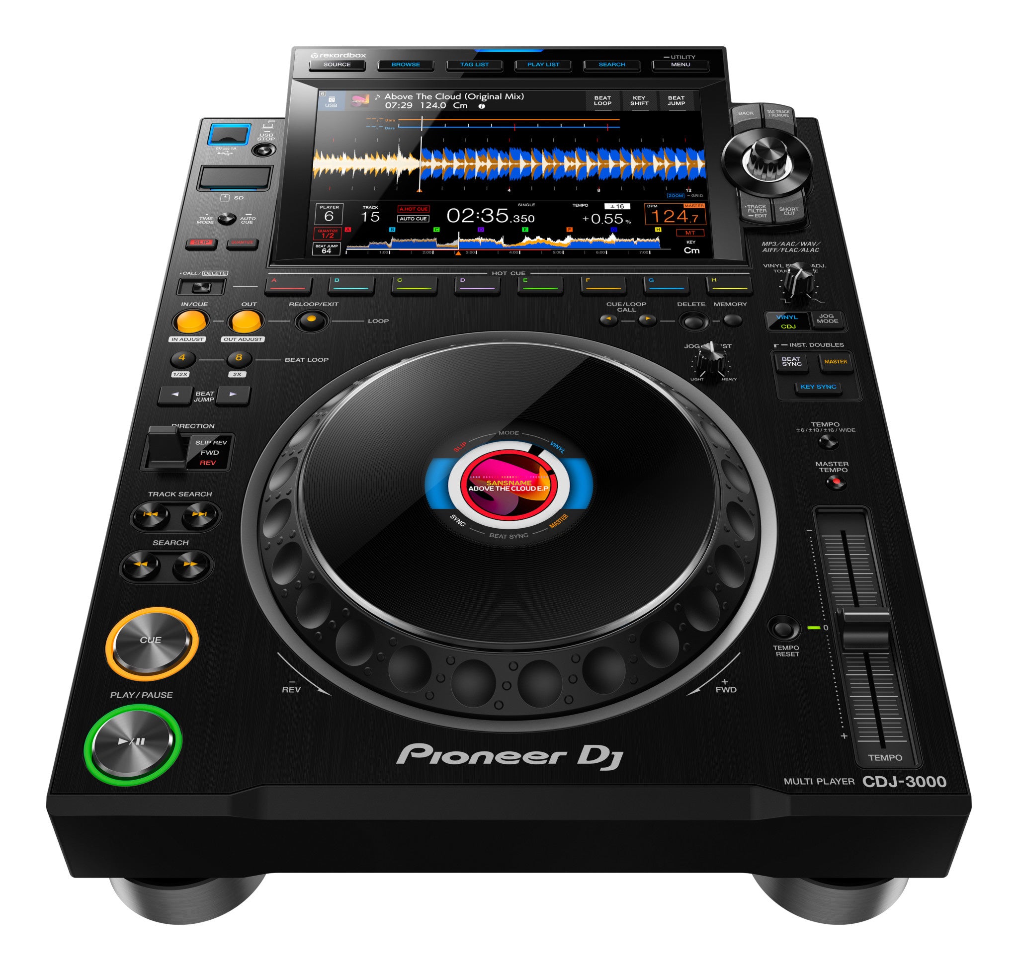 PIONEER CDJ-3000 PROFESSIONAL DJ MULTI PLAYER (BLACK), PIONEER, DJ GEAR, pioneer-dj-gear-cdj-3000, ZOSO MUSIC SDN BHD