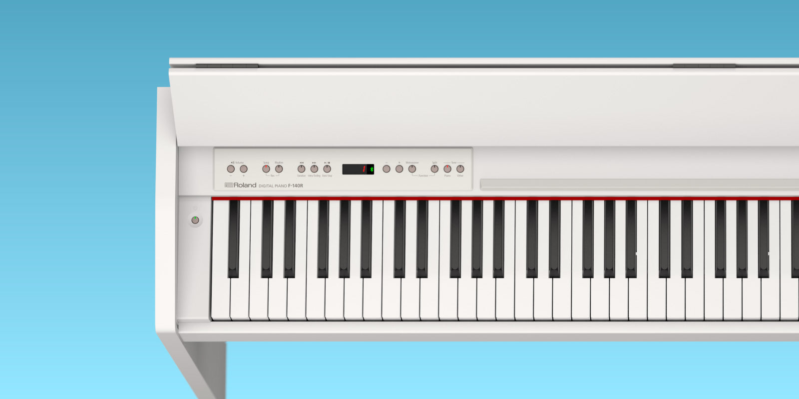 Roland F-140R 88-key Digital Home Piano with FREE RH-5 Headphone - White (F140R F 140R) [2 YEARS Warranty], ROLAND, DIGITAL PIANO, roland-digital-piano-f-140r-wh, ZOSO MUSIC SDN BHD