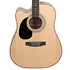 Cort AD-880Ce Left Handed Acoustic Guitar Natural | CORT , Zoso Music