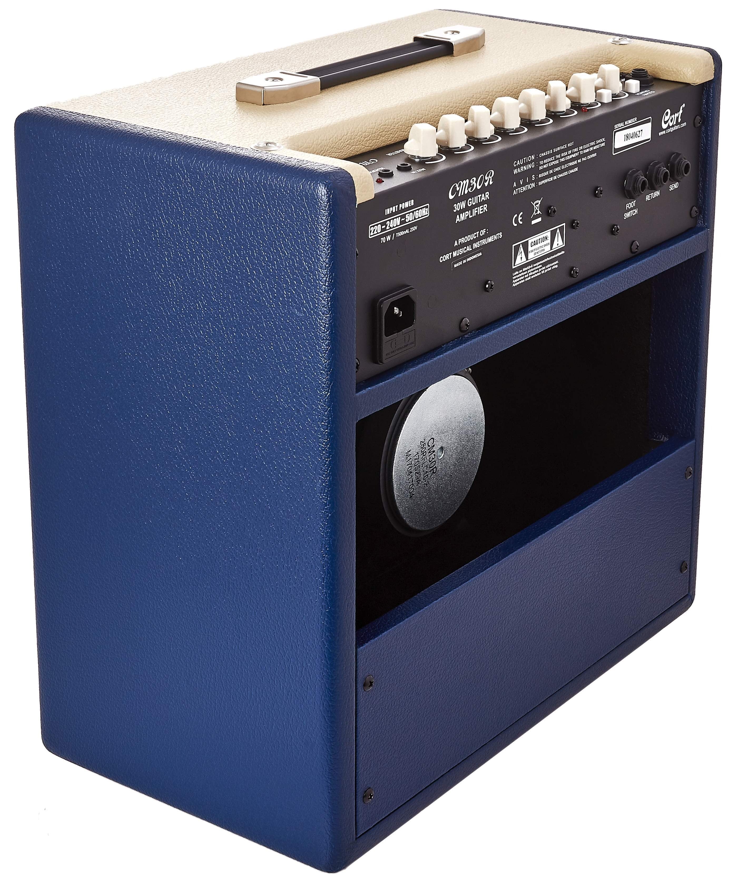 Cort CM30R/Db 30W Electric Guitar Amp Dark Blue | CORT , Zoso Music