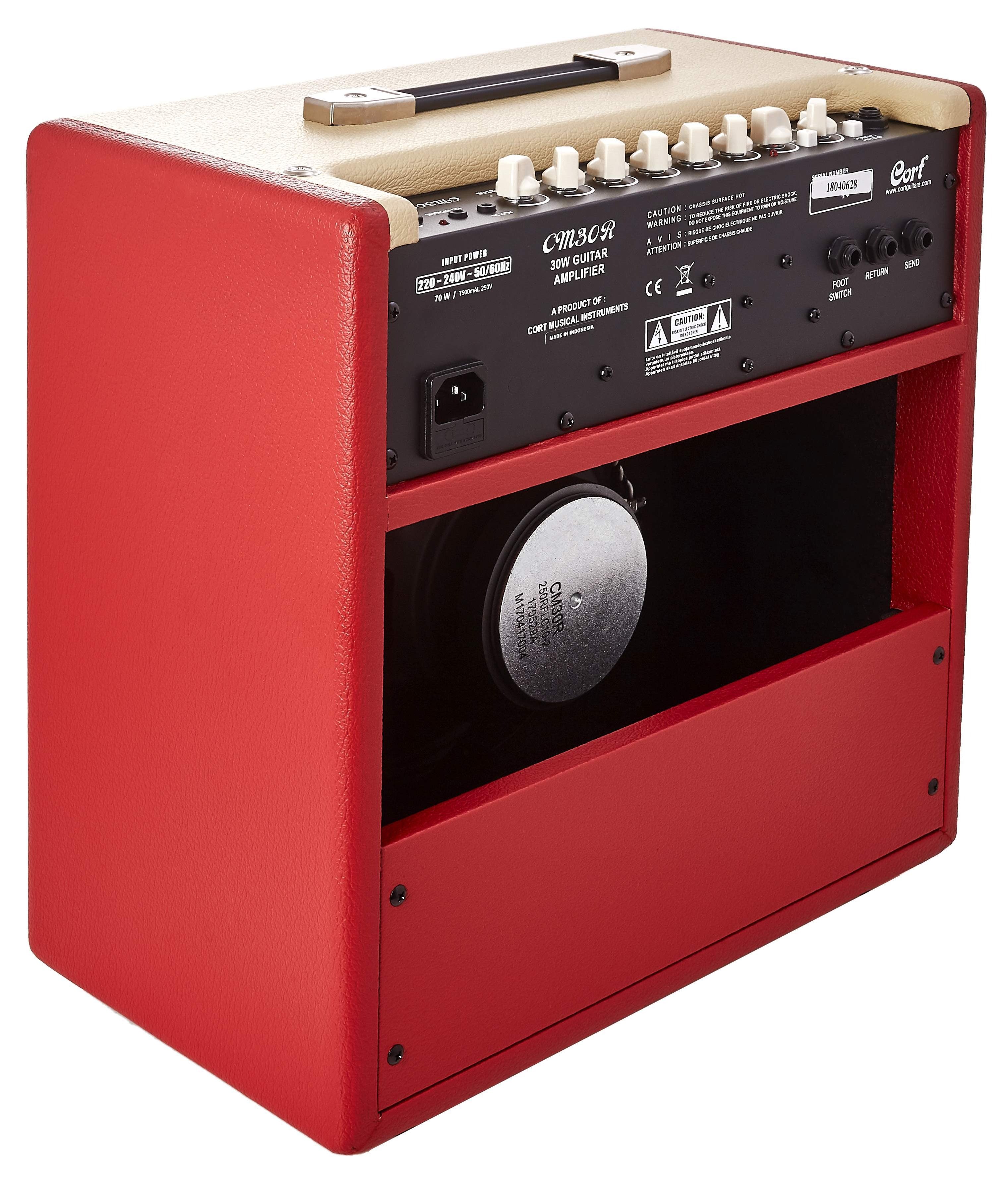 Cort CM30R 30W Electric Guitar Amp Dark Red | CORT , Zoso Music