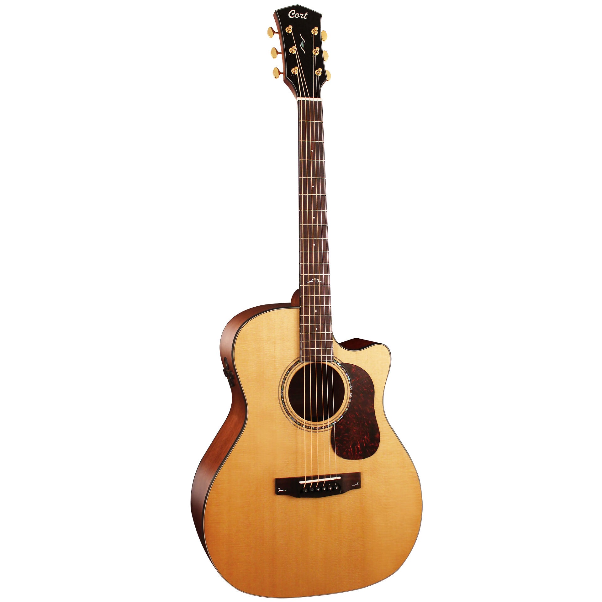 Cort Gold-A6 Acoustic Guitar With Bag Natural | CORT , Zoso Music