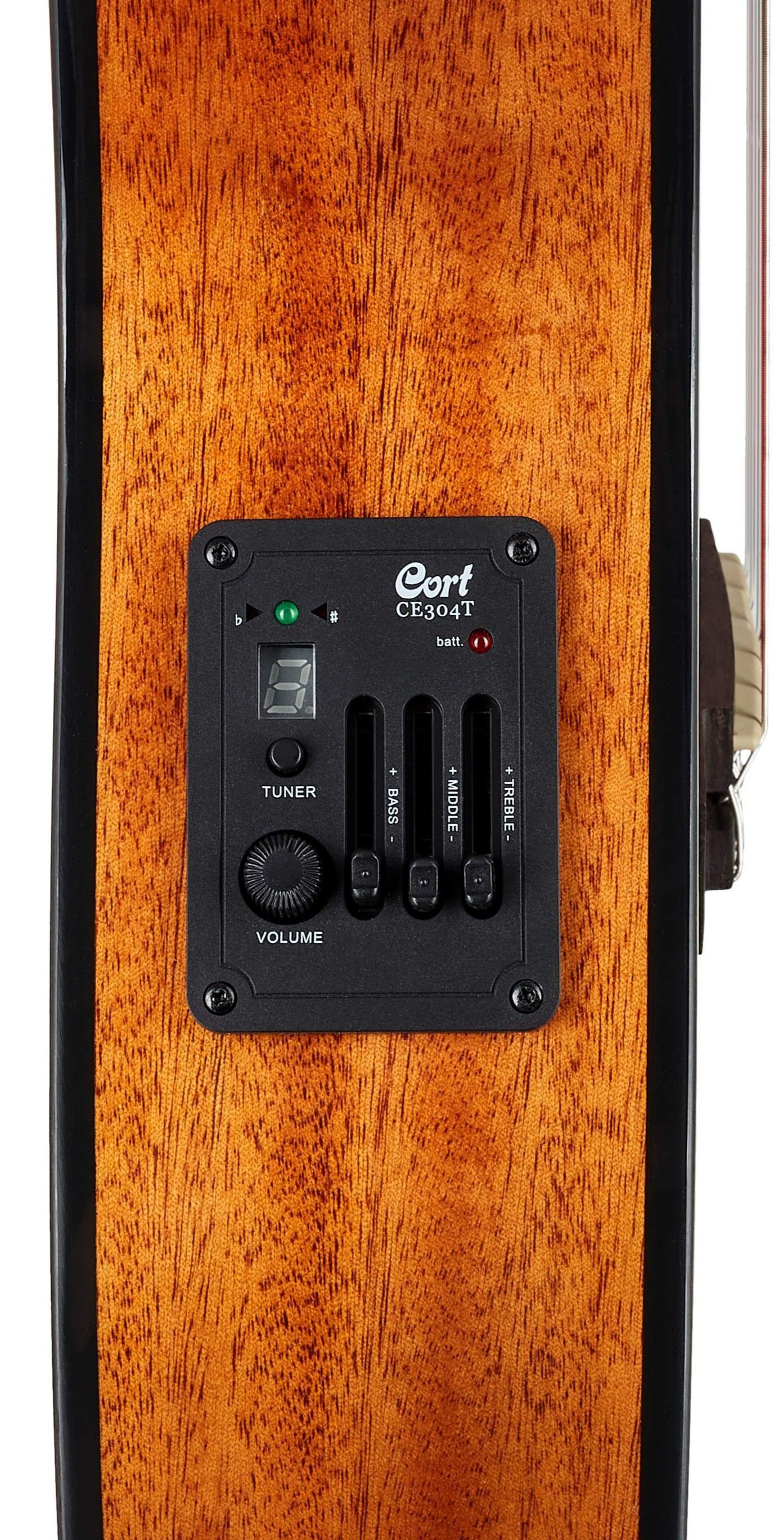 Cort Jade Nylon Classical Guitar EQ With Bag Dark Brown Burst | CORT , Zoso Music