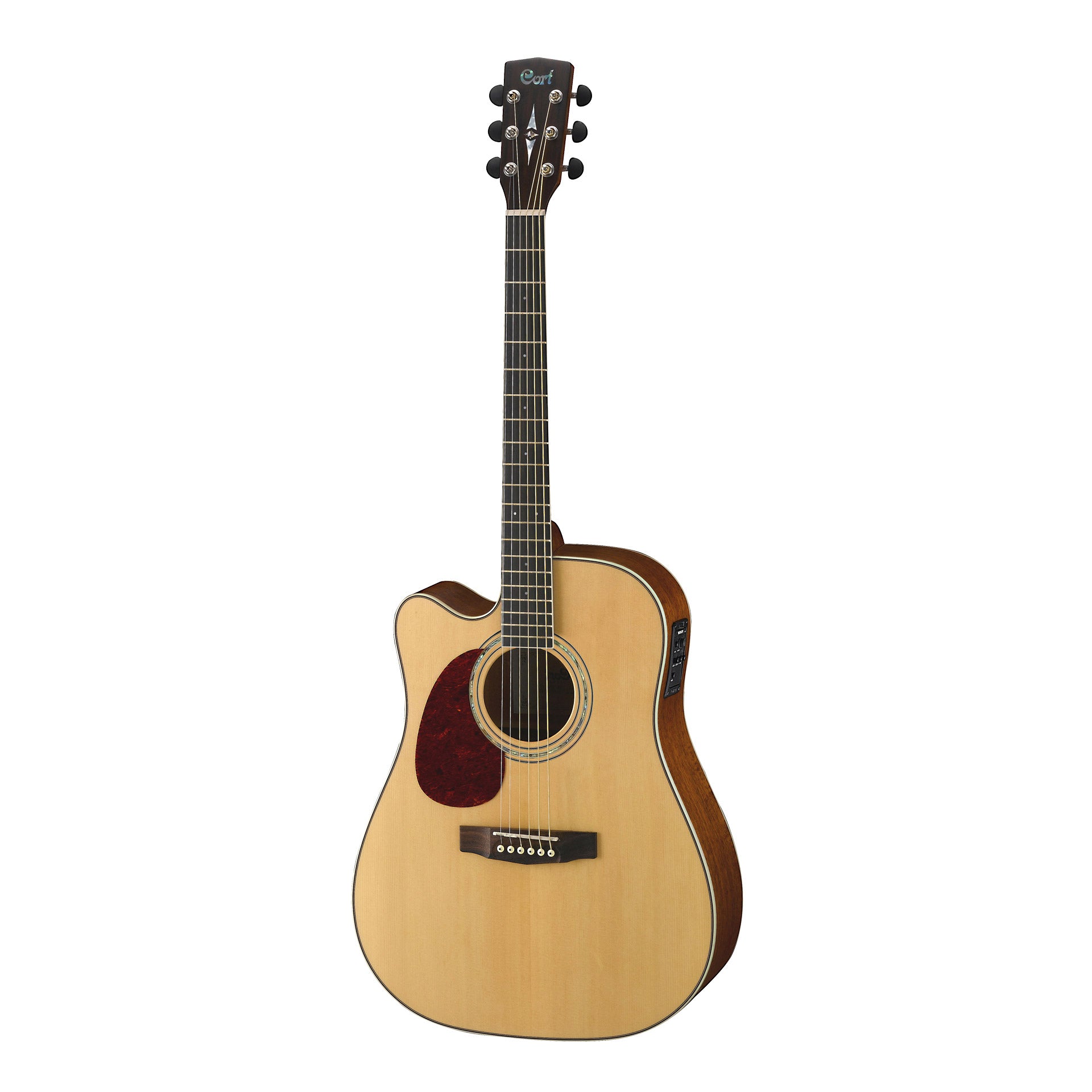 Cort MR-710F Left Handed Acoustic Guitar With Bag Natural Satin | CORT , Zoso Music