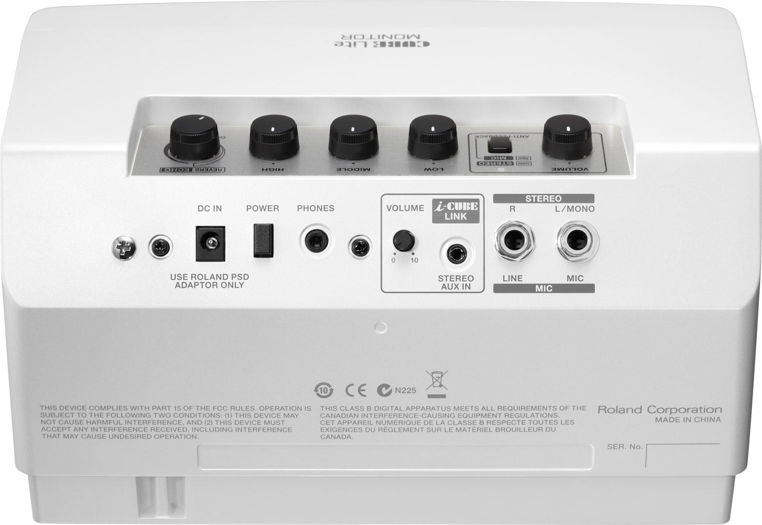 Roland CUBE Lite Monitor 2.1 Stereo Monitoring System (CUBE-LM), ROLAND, GUITAR AMPLIFIER, roland-guitar-amplifier-cube-lm-wh, ZOSO MUSIC SDN BHD