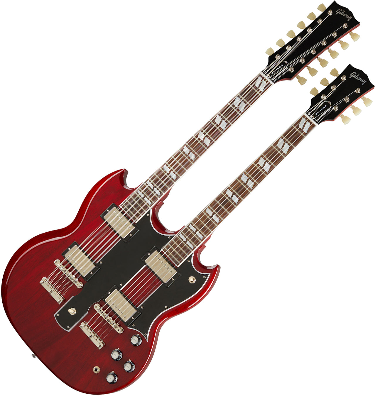 Gibson EDS-1275 Double Neck Electric Guitar, Cherry Red
