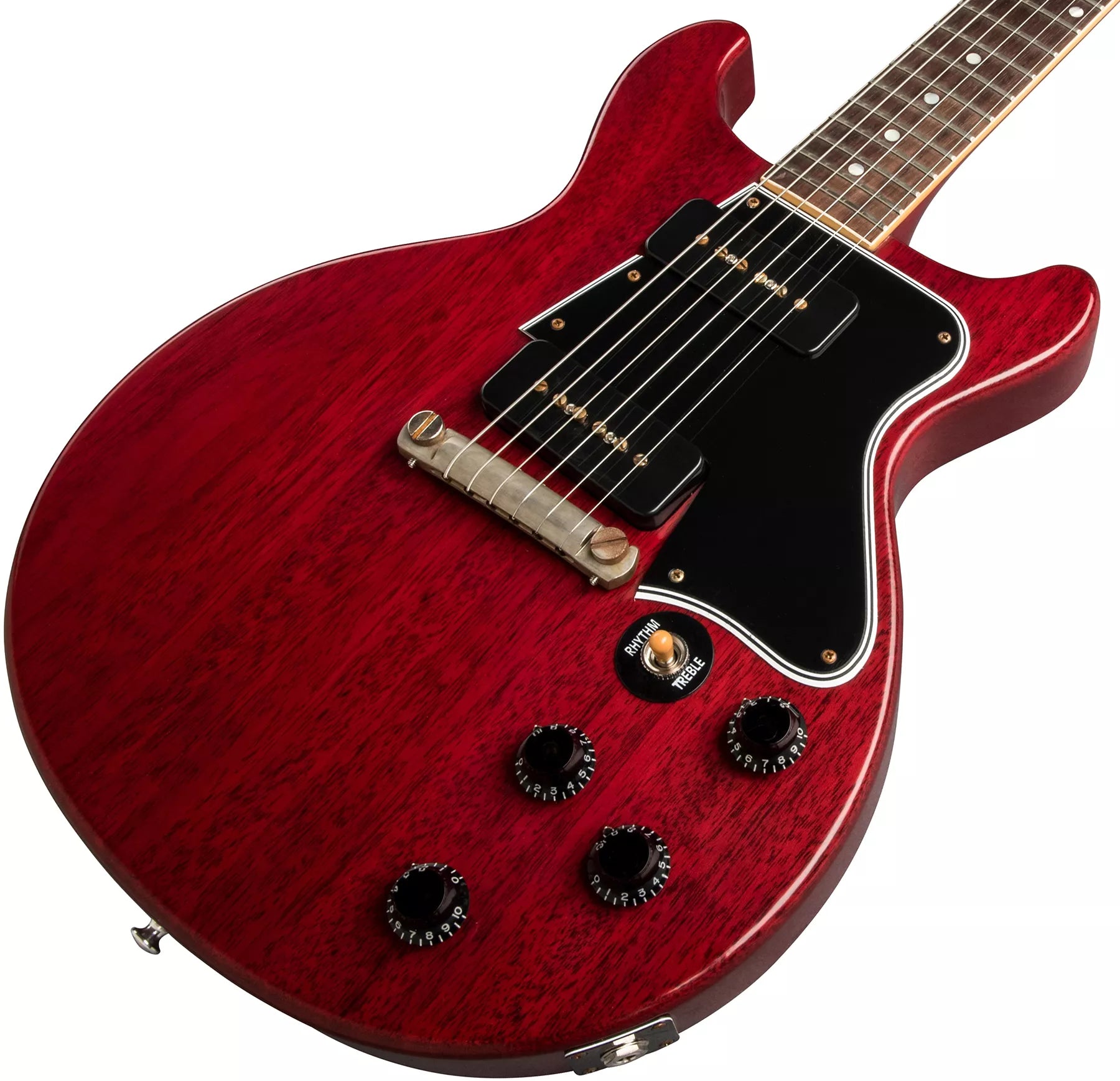 Gibson 1960 Les Paul Special Double Cut Reissue VOS Electric Guitar, Cherry Red