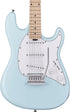 STERLING CUTLASS SSS ELECTRIC GUITAR, MAPLE FINGERBOARD CT30SSS, DAPHNE BLUE METALLIC, STERLING, ELECTRIC GUITAR, sterling-electric-guitar-ct30sss-dblm, ZOSO MUSIC SDN BHD