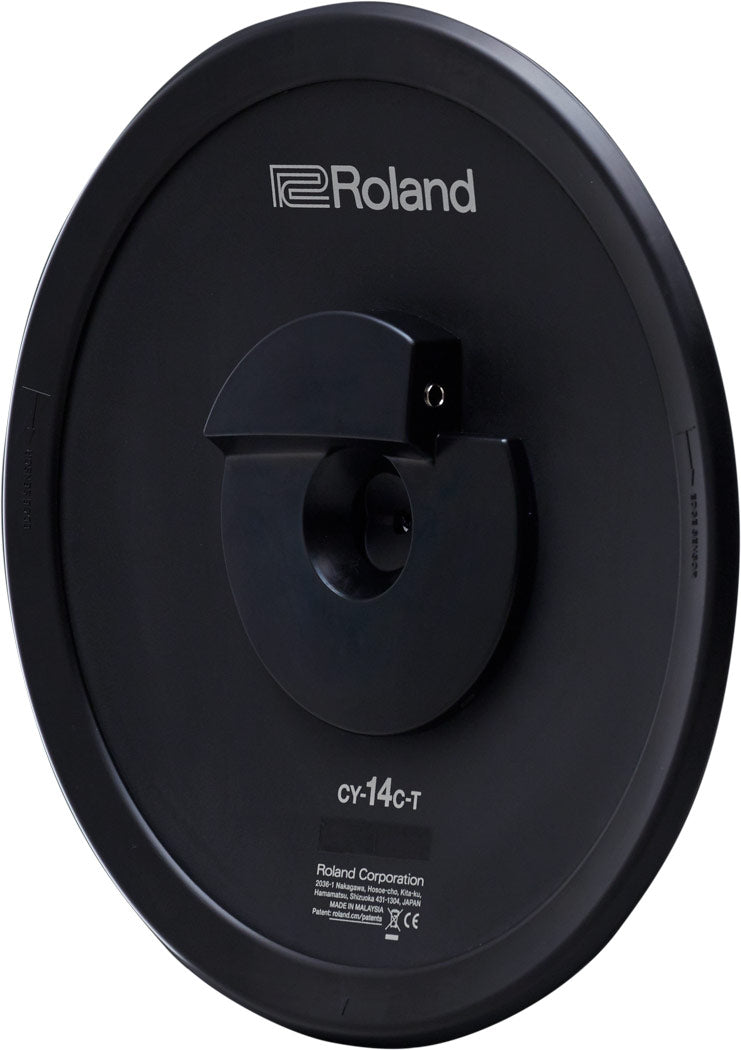 Roland V-Cymbal CY-14C-T Electronic Thin Crash Cymbal Controller |  ROLAND |  DRUM-HARDWARE |  Zoso Music