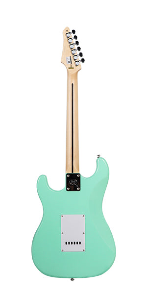 J&d St Ds10h Stratocaster Electric Guitar Green/mint Gr (Hss)