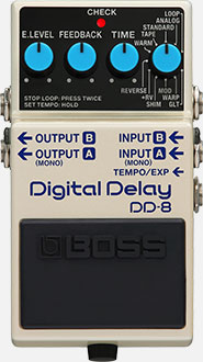 BOSS DD-8 DIGITAL DELAY PEDAL (DD8) | BOSS , Zoso Music