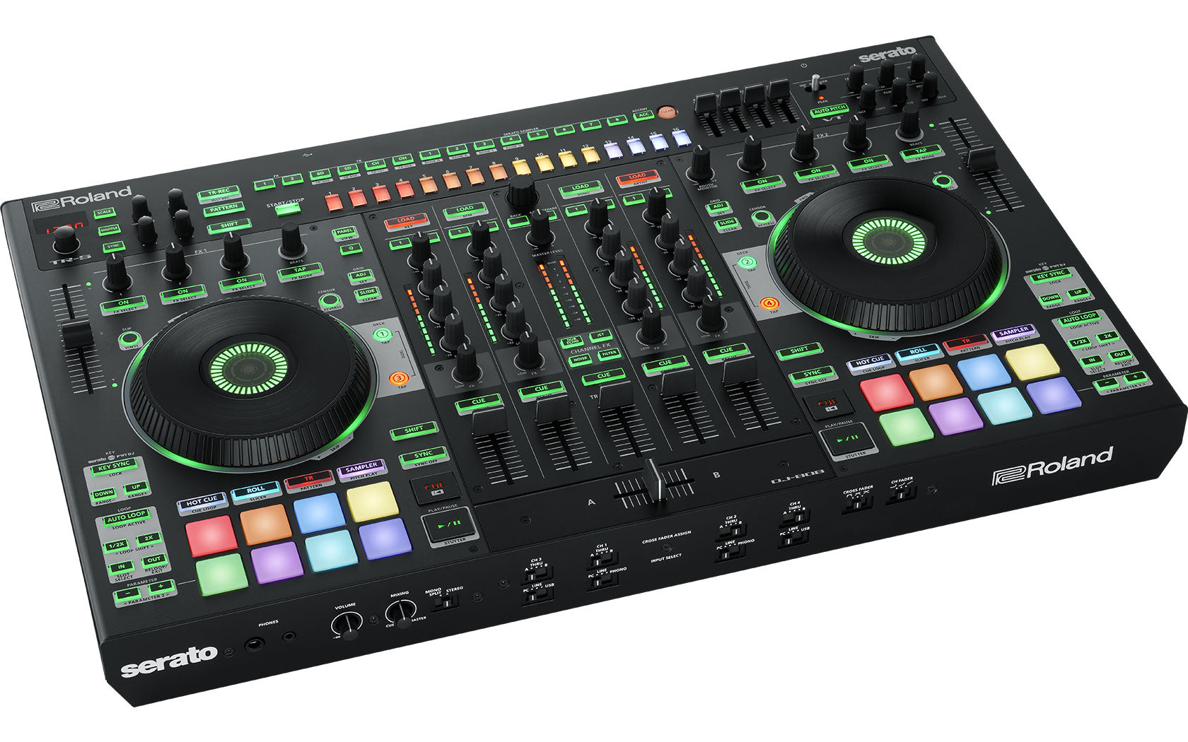 Roland DJ-808 4-deck Serato DJ Controller (DJ808), ROLAND, DJ GEAR, roland-dj-gear-dj-808, ZOSO MUSIC SDN BHD