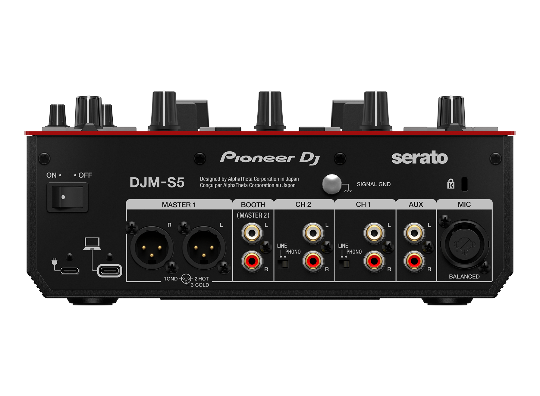 Pioneer DJ DJM-S5 2-channel Mixer For Serato Dj