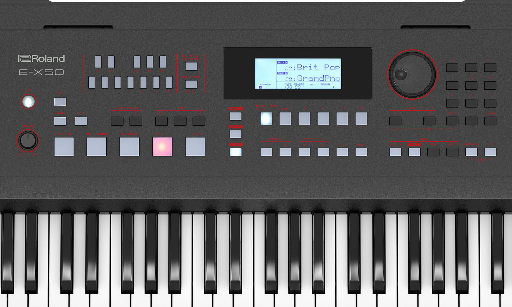 Roland E-X50 61-Key Arranger Keyboard |  ROLAND |  KEYBOARD-ARRANGER |  Zoso Music
