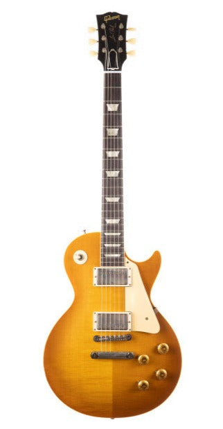 Gibson 1958 Les Paul Standard Reissue Light Aged Electric Guitar, Lemon Burst (LPR58LALBNH1)