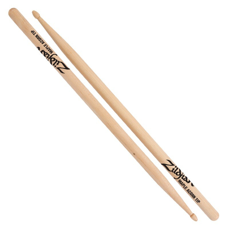 Zildjian Maple Drumsticks Acorn Wood Tip, Natural