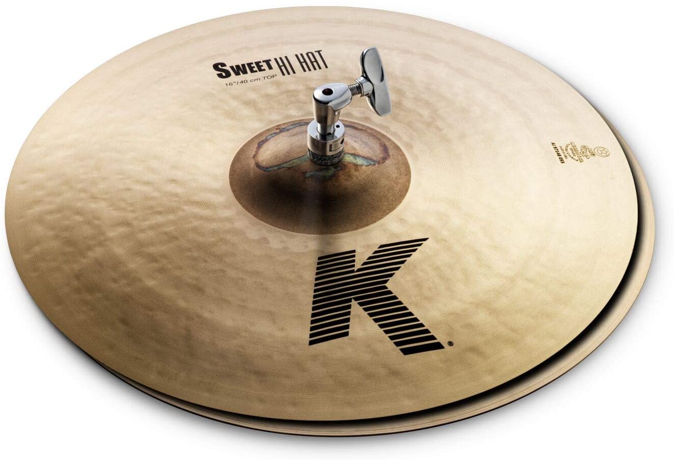 Zildjian K0726 16" K Zildjian Sweet Hihats – Pair |  ZILDJIAN |  CYMBAL-HIHAT |  Zoso Music