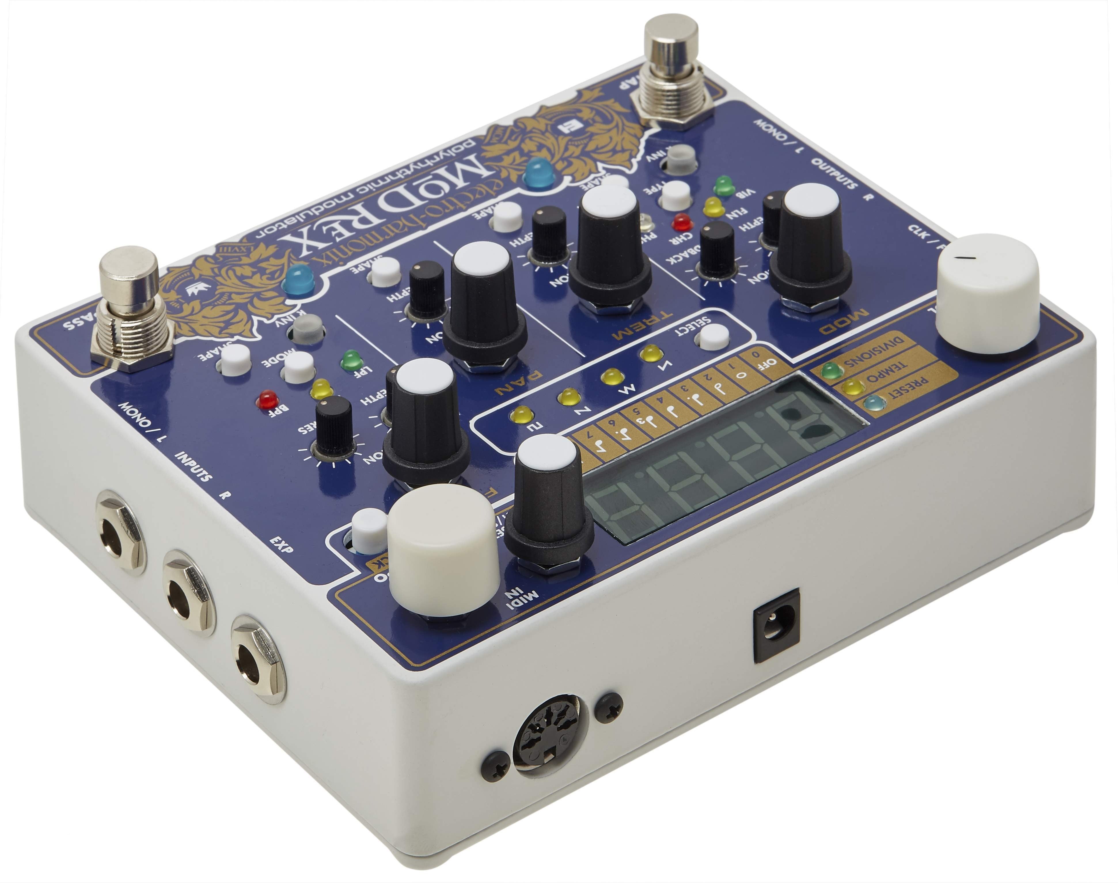 Electro-Harmonix Mod Rex Polyrhythmic Modulator Guitar Effects Pedal | ELECTRO-HARMONIX , Zoso Music